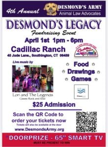 4th Annual Desmond’s Legacy Fundraising Event