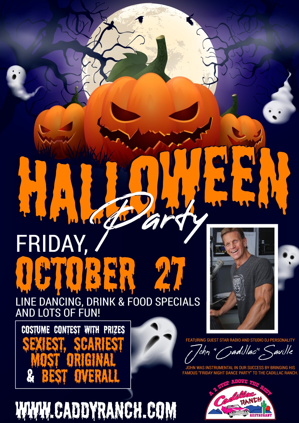 Halloween Party at Cadillac Ranch 2023 Cadillac Ranch Restaurant