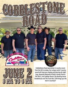 CobbleStone Road at Cadillac Ranch – June 2, 2024