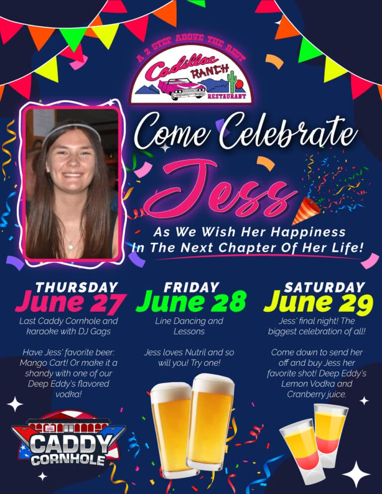 Celebrate Jess' Last Days at Cadillac Ranch