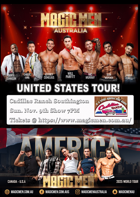 Magic Men Australia Takeover Southington, CT