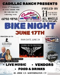 Cadillac Ranch Bike Night – June 17, 2026