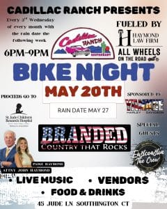 Cadillac Ranch Bike Night – May 20, 2026