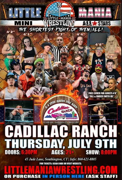 Little Mania Mini Wrestling @ Cadillac Ranch